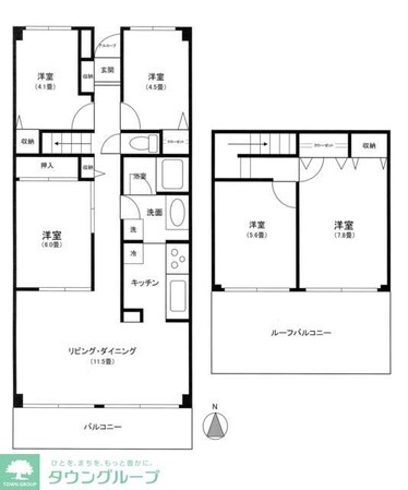 ジュネスの物件間取画像